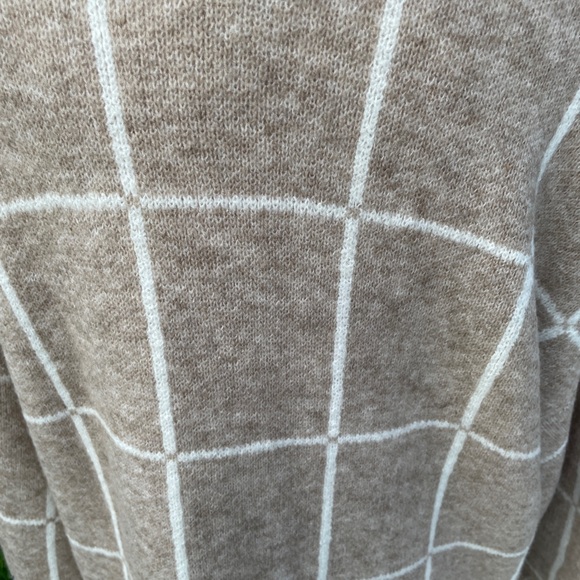 a new day Beige Checkered Long Sleeve Dress - Picture 8 of 8